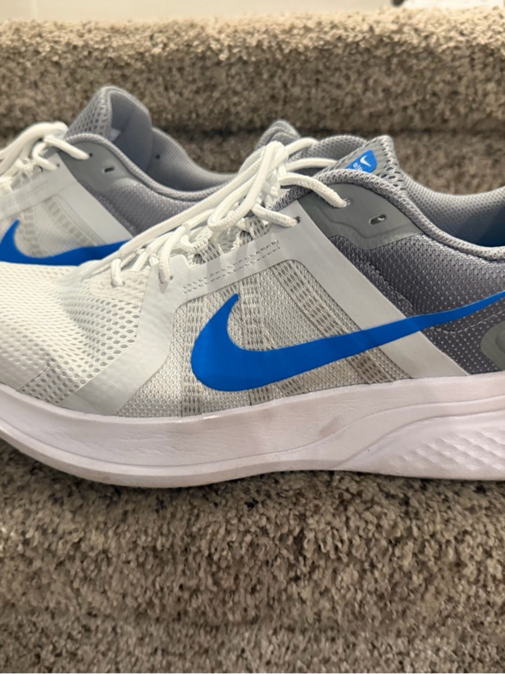 Nike Run Swift 2 Running Shoes Photon Dust Photo Blue Men's Size 14 CU3517-015